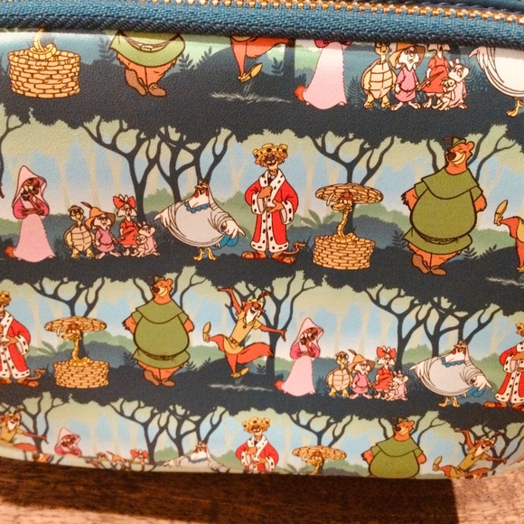 Robin Hood Loungefly backpack and wallet main image 4